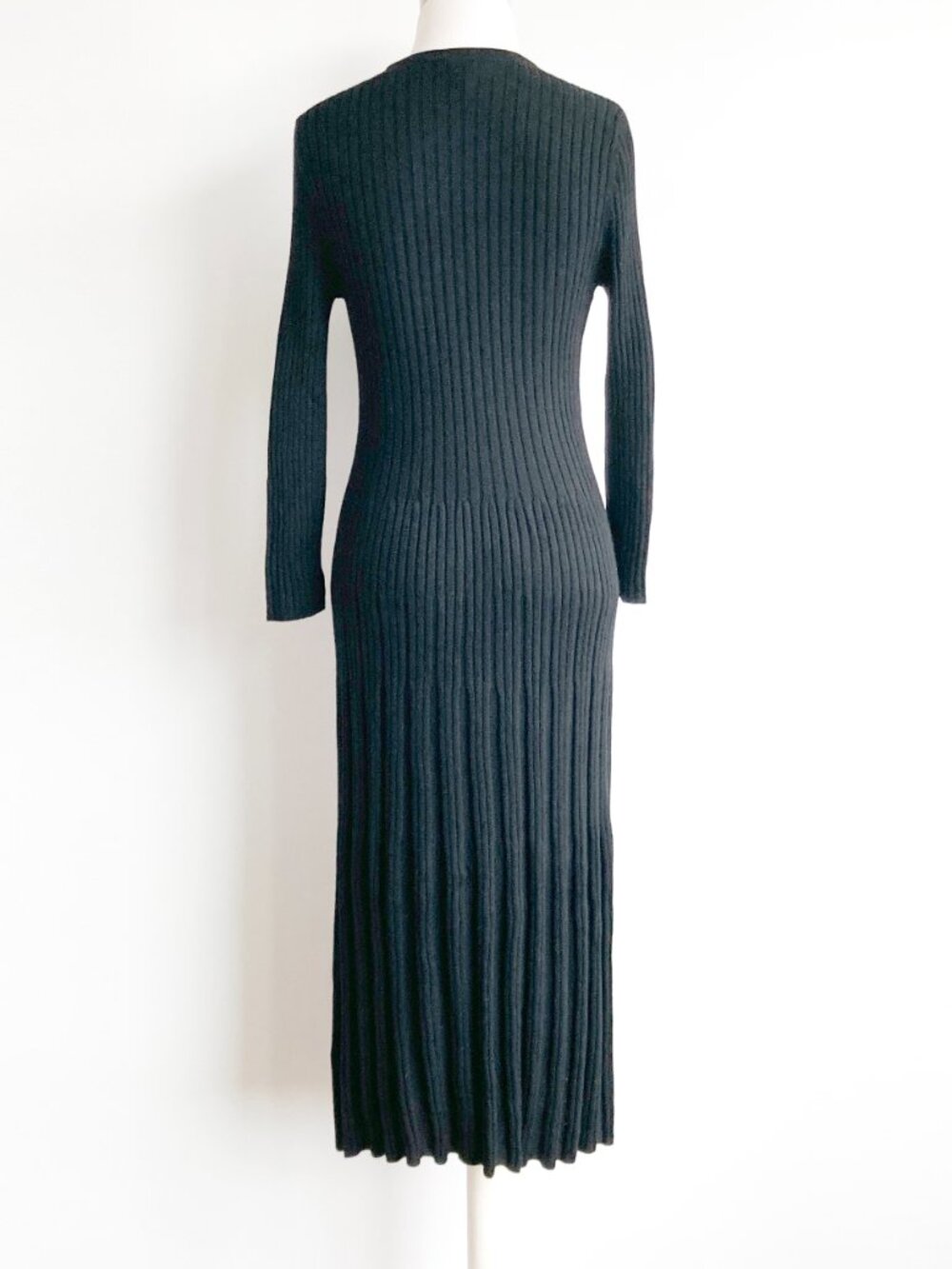 Talbots Merino Wool Ribbed Sweater Dress - Picture 3 of 8